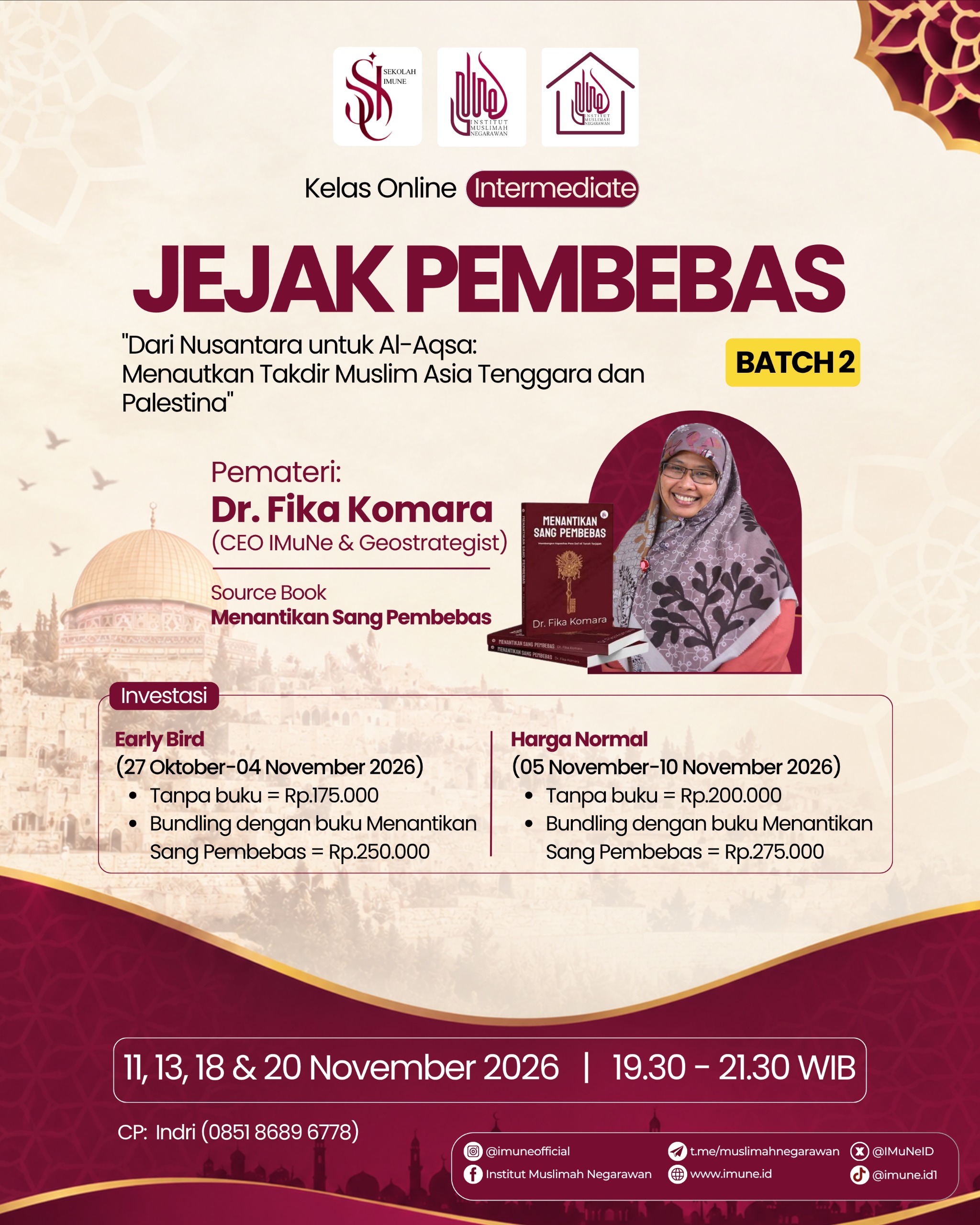 Kelas Intermediate Jejak Pembebas Batch 2